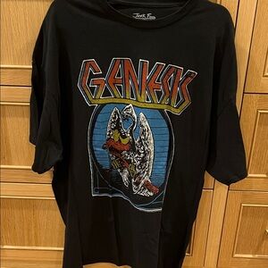 Junk Food Clothing Black Tee with Colorful Graphic